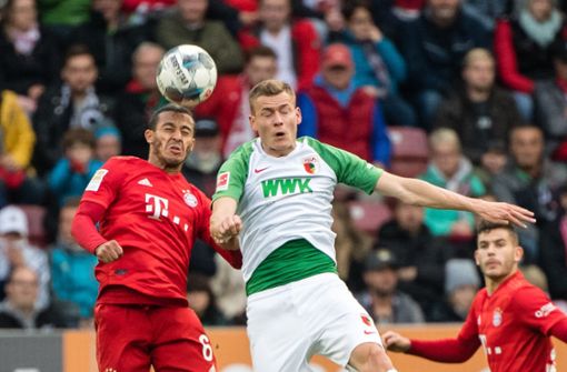 Der FC Bayern kam in Augsburg nicht über ein Unentschieden hinaus. Foto: dpa/Matthias Balk