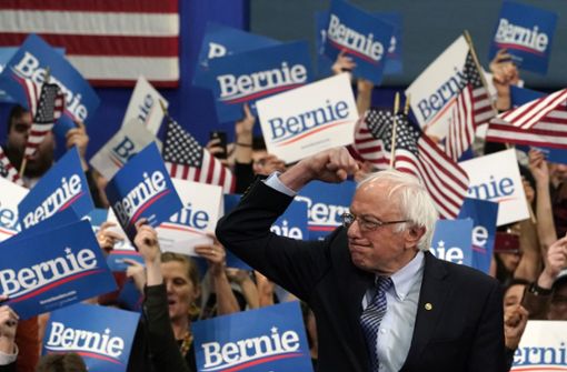 Bernie Sanders hat die zweite Vorwahl der US-Demokraten knapp gewonnen. Foto: AFP/TIMOTHY A. CLARY