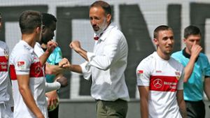 Für VfB-Trainer Matarazzo und seine Jungs geht es im Saisonfinale um alles. Foto:  