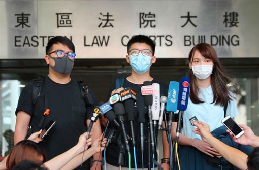 Wie soll die Bundesregierung mit den Aktivisten der Demokratiebewegung in Hongkong (hier im Bild) umgehen? Und wie sich gegenüber Peking verhalten? Foto: dpa/May James
