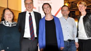 Neuer Vorstand: Andrea Ettengruber, Jürgen Reichert, Julia Schäfer, Harald Hofherr und Christl Strauß (v.l.) Foto: Günther Röder (z)