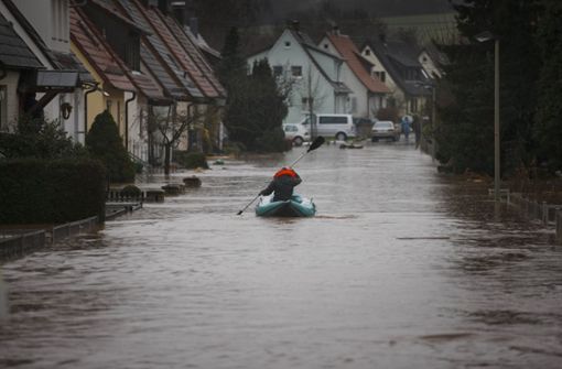 Das Backnanger Hochwasser im Januar 2011 Foto: Gottfried Stoppel/Gottfried Stoppel