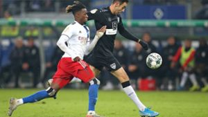 Hamadi Al Ghaddioui traf gegen den HSV in der Verlängerung zum umjubelten Siegtreffer. Foto: Pressefoto Baumann/Cathrin Müller