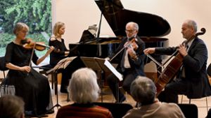 Überraschten mit selten zu hörenden Stücken: (von links) Kathrin Scheytt, Katrin Randecker, Burkhart Zeh und Oliver Göske vom Jommelli-Ensemble. Foto: Peter Mann