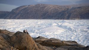 Der Helheim-Gletscher in Grönland schmilzt, was Wissenschaftler als eine klare Folge des Klimawandels ansehen. Foto: Felipe Dana