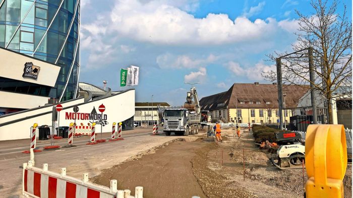 Verkehrsfrust wegen gesperrter Flugfeld-Allee in Böblingen