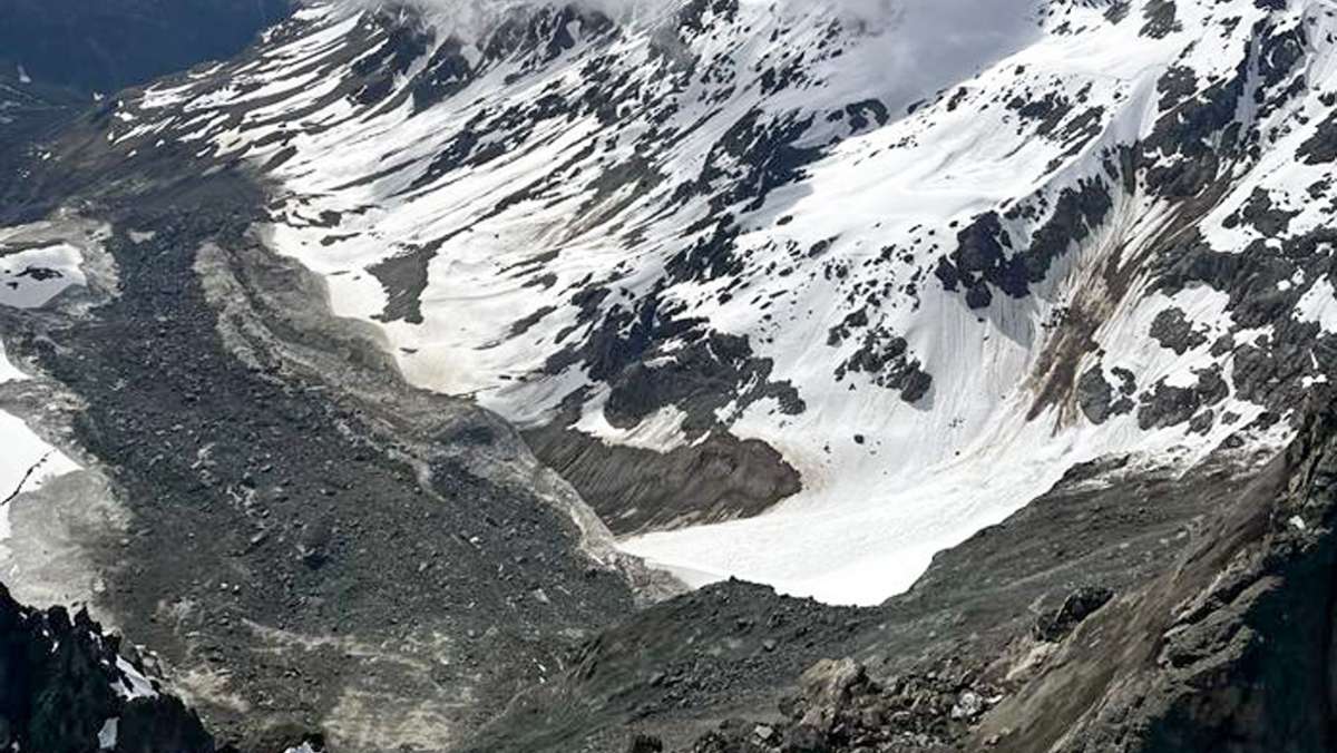 Tiroler Alpen: Gipfel bricht bei Bergsturz ab