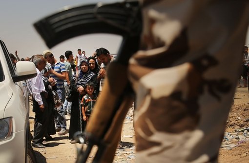 Isis-Kämpfer gehen mit brachialer Gewalt gegen Andersgläubige und Gegner vor. Foto: Getty Images Europe