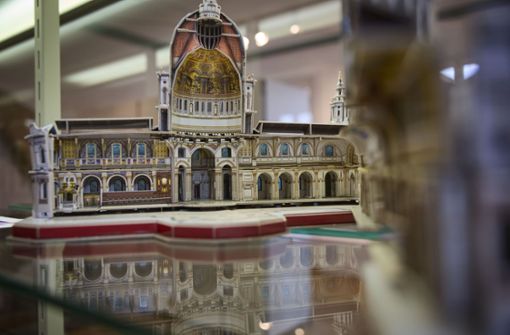 Die Saint Paul’s Cathedral in London  ist im Modell  von innen und außen zu sehen. Foto: Gottfried Stoppel