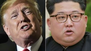 Donald Trump will Kim Jong Un jetzt doch nicht mehr treffen. Foto: KCNA VIA KNS