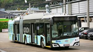 Der neue Elektro-Hybrid-Bus. Foto: Ines Rudel