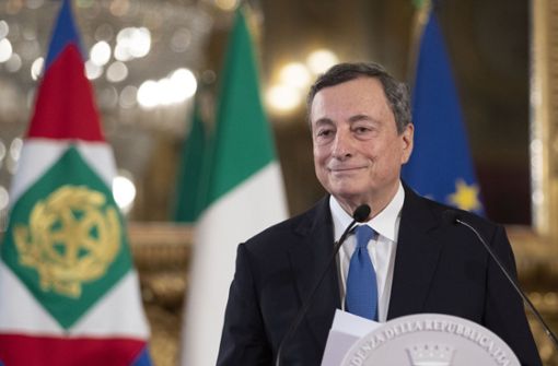 Mario Draghi, der Ex-EZB-Chef, soll Italien aus der Krise führen. Eine heikle Aufgabe. Foto: dpa/Alessandra Tarantino