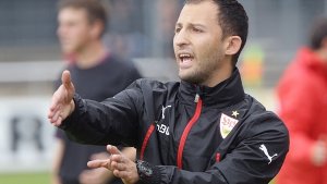 Domenico Tedesco und die U17 des VfB Stuttgart stehen im WFV-Pokalfinale. Foto: Pressefoto Baumann