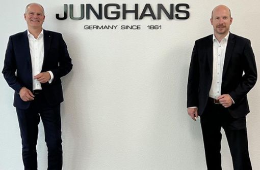 Hannes Steim (rechts) führt ab Juni  gemeinsam mit Matthias Stotz    die Firma Junghans. Foto: Junghans