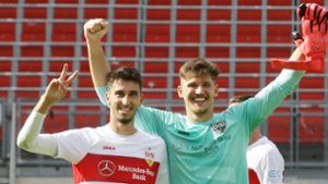 Die Freude beim VfB-Kader ist groß – auch auf Instagram. Foto: Baumann