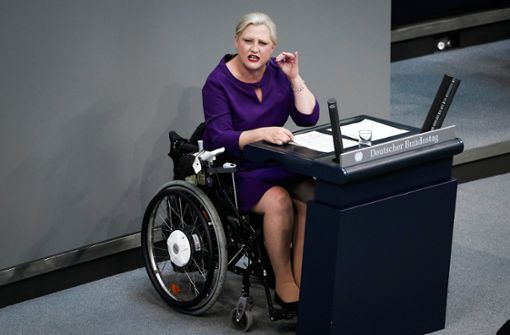 Stephanie Aeffner im Bundestag. Foto: IMAGO/Political-Moments