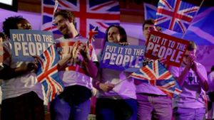 In London demonstrierten erneut zahlreiche Briten für ein zweites Referendum. Foto: AP