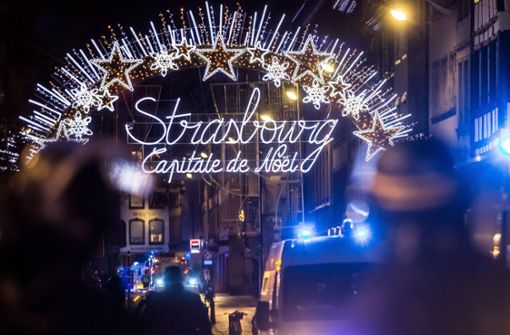 Auf dem Weihnachtsmarkt in Straßburg ist ein Anschlag verübt worden. Foto: dpa