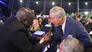 Auch der britische Prinz Charles nahm an der Trauerfeier für Nelson Mandela teil. Foto: dpa