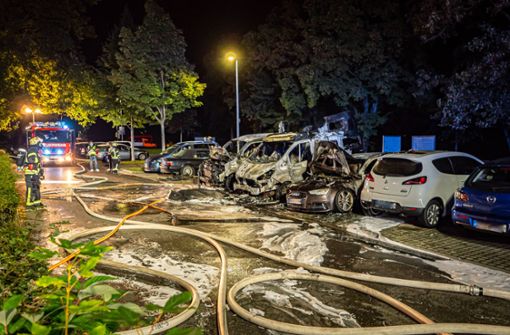 Ein hoher Schaden ist bei dem Brand in Mühlhausen entstanden. Foto: 7aktuell/Alexander Hald