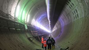 Beim Bau des Tunnels für die neue Rheintalbahn in Rastatt hatte es im vergangenen Jahr eine schwere Panne gegeben. Foto: dpa