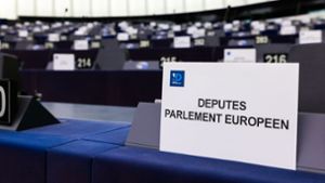 Zu der ID-Fraktion im EU-Parlament gehören neben der italienischen Lega unter anderem auch die französische Partei RN von Marine Le Pen. Foto: Philipp von Ditfurth/dpa