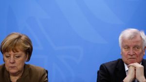 Heftiger Streit zwischen CDU und CSU: Angela Merkel und Horst Seehofer. Foto: AFP