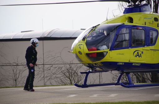 Mehrere Patienten sind mit Hubschraubern Foto: SDMG//Boehmler