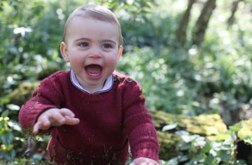Dieses Bild von Prinz Louis ist kurz vor seinem ersten Geburtstag entstanden. Foto: dpa/Duchess Of Cambridge
