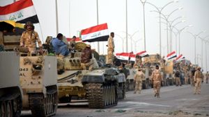 Die irakische Armee will den IS militärisch besiegen. Foto: DPA