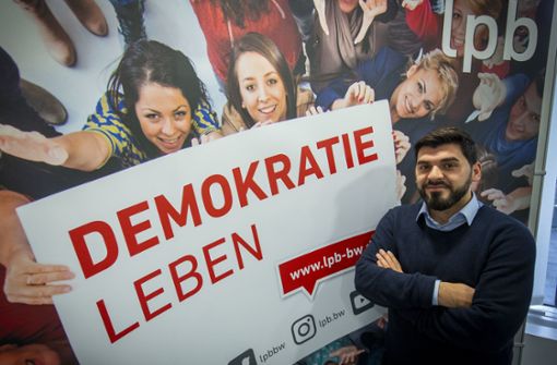 Vatan Ukaj war  vor den Wahlen im Mai mitten drin in den Bemühungen, junge Leute für das Wählen und für die Demokratie zu gewinnen. Foto: Lichtgut/Leif Piechowski