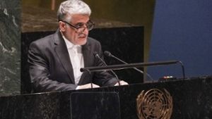 Amir Saeid Irawani, Botschafter des Iran bei den Vereinten Nationen. Er soll die Atomverhandlungen mit den USA führen. Foto: dpa/Bebeto Matthews