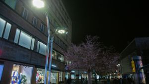 In ganz Stuttgart werden – wie hier an der Königstraße – bis 2030 die alten Leuchten durch LED-Lampen ersetzt. Foto: Lichtgut/Leif Piechowski