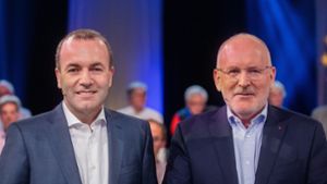 Manfred Weber (links) oder Frans Timmermans? Die Wahl zum EU-Kommissionschef zieht sich. Foto: dpa