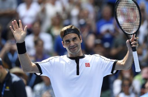 Roger Federer ließ seinem Kontrahenten nicht den Hauch einer Chance. Foto: AP