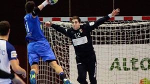 Im Tor der italienischen Handball-Nationalmannschaft: Domenico Ebner. Foto: Isabella Gandolfi