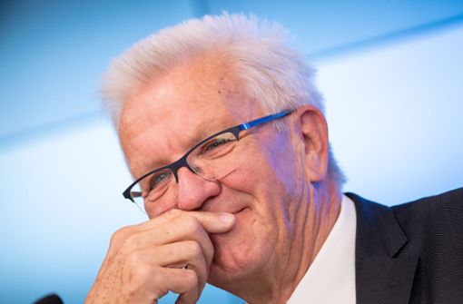 Winfried Kretschmann bleibt der beliebteste Politiker Deutschlands. Foto: dpa/Sebastian Gollnow