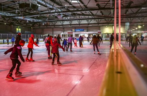 130 000 Besucher pro Saison – In der Eiswelt Stuttgart ist oft viel los. Foto: Lg/Rettig