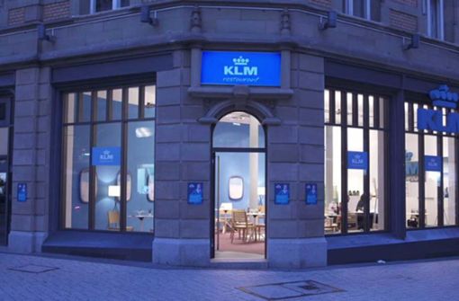 Wie die niederländische Fluglinie KLM mitteilt, betreibt sie für die nächste Zeit in der Tübinger Straße 19B ein Popup-Restaurant. Foto: KLM