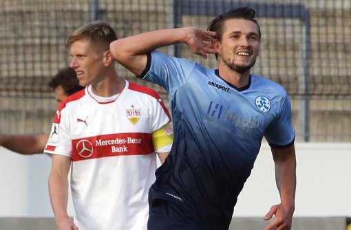 Kann in Pirmasens auf Torejagd gehen: Kickers-Stürmer Mijo Tunjic Foto: Baumann