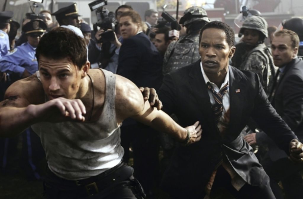 Channing Tatum als Kriegsveteran,  Jamie Foxx als US-Präsident in „White House Down“