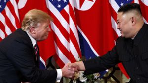 Erst vergangene Woche haben sich Donald Trump und der nordkoreanische Machthaber Kim Jong Un in Hanoi getroffen. Foto: AP