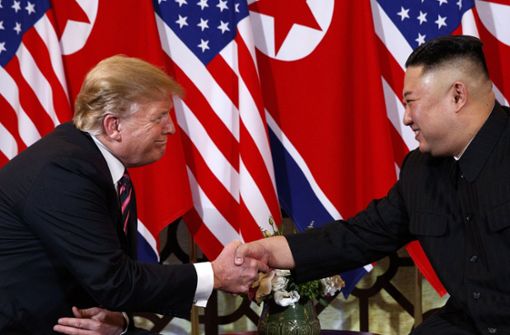 Erst vergangene Woche haben sich Donald Trump und der nordkoreanische Machthaber Kim Jong Un in Hanoi getroffen. Foto: AP