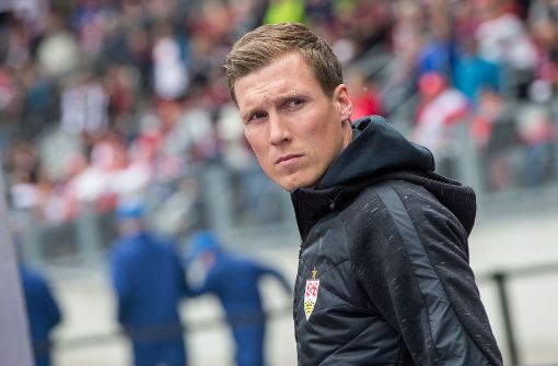 VfB-Trainer-Hannes Wolf hat seinen Kader für das Aue-Spiel bekanntgegeben. (Archivbild) Foto: Bongarts