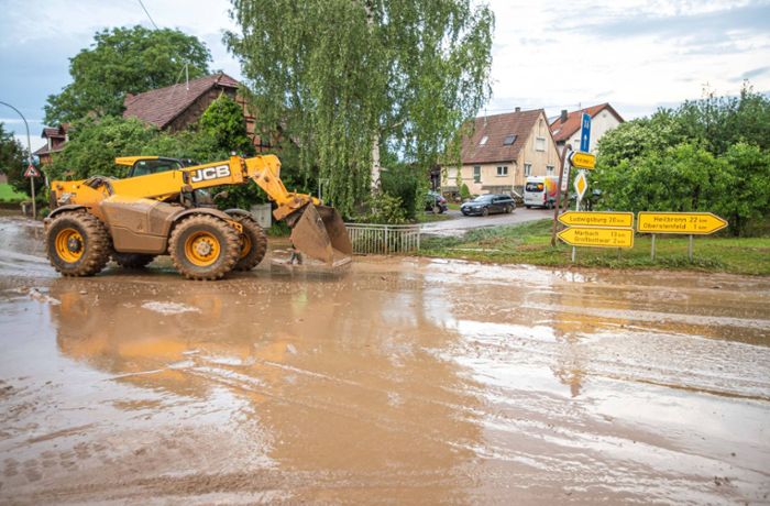 Mundelsheim und Oberstenfeld unter Wasser: So haben die Menschen vor Ort die Sturzflut erlebt