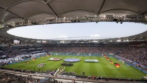Zuletzt spielte die deutsche Nationalmannschaft in Stuttgart gegen Brasilien - im März 2014 heißt der Gegner Chile. Foto: dpa