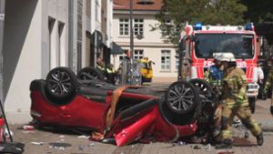 Die Seniorin war mit ihrem Auto aus dem vierten Stock eines Parkhauses in Oldenburg gestürzt. Foto: dpa/Andre van Elten