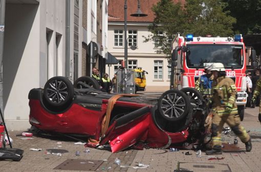 Die Seniorin war mit ihrem Auto aus dem vierten Stock eines Parkhauses in Oldenburg gestürzt. Foto: dpa/Andre van Elten