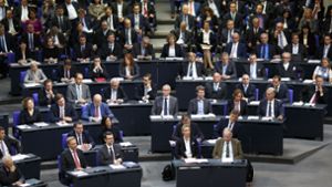 Rechts im Bild: Die AfD-Fraktion im Bundestag. Foto: Getty Images Europe