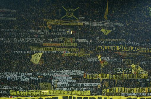 Schon vor dem Spiel von Borussia Dortmund gegen RB Leipzig kam es zu Gewalt gegen Leipzig-Fans. Foto: dpa
